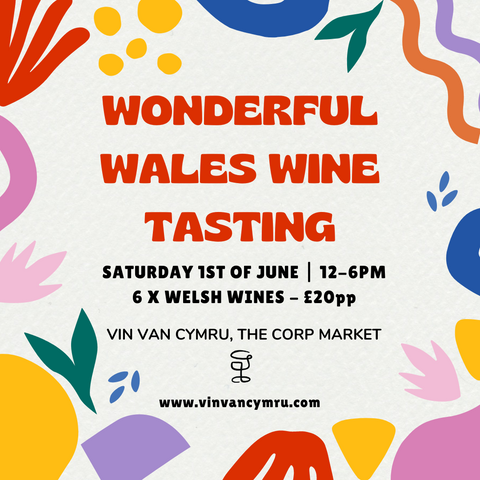 Wonderful Wales Wine Tasting - Sat 1st June