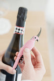 UBERSTAR Budgie Bottle Opener Corkscrew: Blue