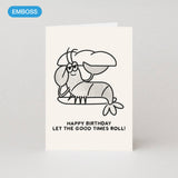 Lobster Roll Birthday Card | Lobster Birthday Greeting Card