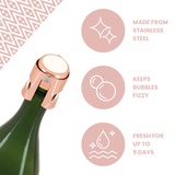 Champagne Stopper - Rose Gold