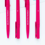 Believe in Yourself Recycled Eco Ballpoint Pen | Positive