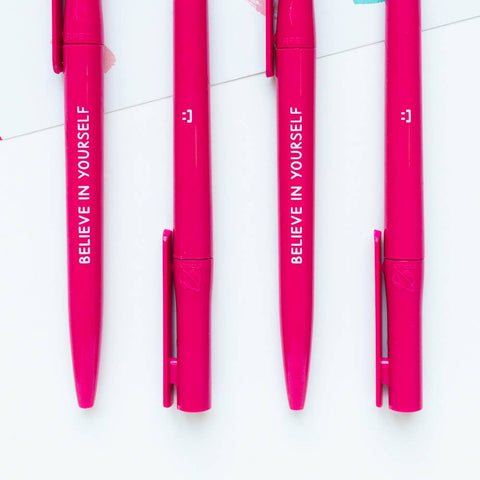 Believe in Yourself Recycled Eco Ballpoint Pen | Positive