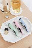 UBERSTAR Budgie Bottle Opener Corkscrew: Blue