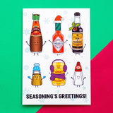 'Seasoning's Greetings' Funny Christmas Card