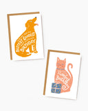 Bestest Goodest Birthday - Yellow Dog - Birthday Card