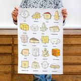 Cheese Lover Tea Towel