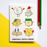 Funny Cheese Christmas Card