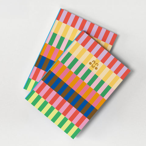 Stripe Tube Notebook | Lined Notebook | Colourful Notebooks