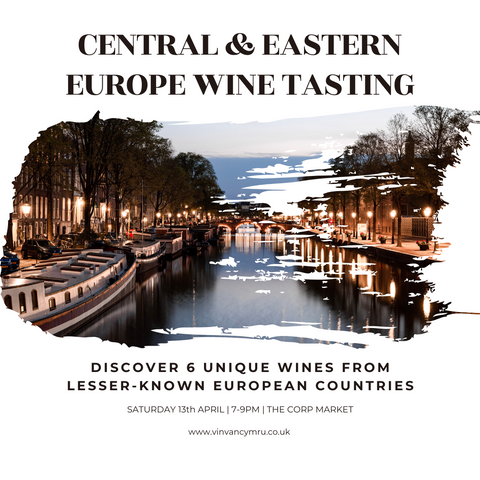 Central & Eastern Europe Wine Tasting at The Corp - Saturday 13th April