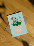 Happy Mother's Day Strawberries Greeting Card