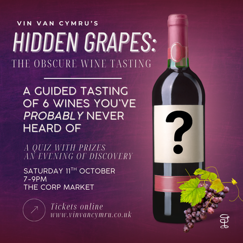 Hidden Grapes: An Obscure Wine Tasting - Saturday 11th October