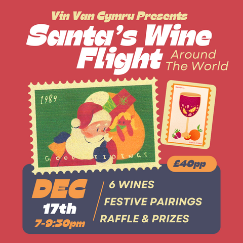 Santa's Wine Flight Around The World - Festive Tasting - Weds 17th Dec
