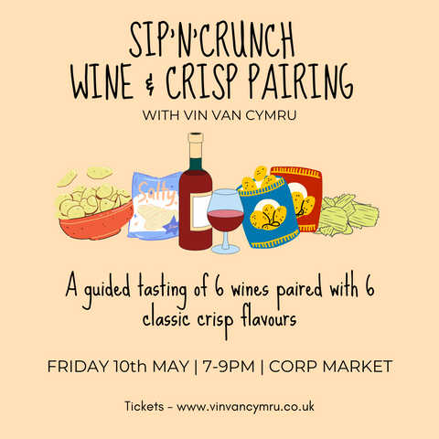 Sip'n'Crunch Wine & Crisp Pairing - Friday 10th of May