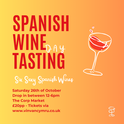 Spanish Wine Drop-in Tasting - Saturday 26th of October