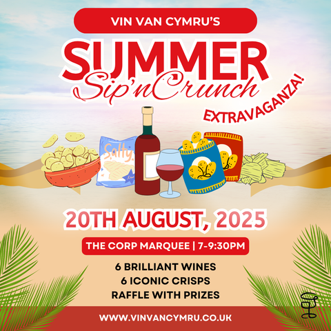 Sip'n'Crunch Wine & Crisp Pairing: Summer Extravaganza Edition - 20th August