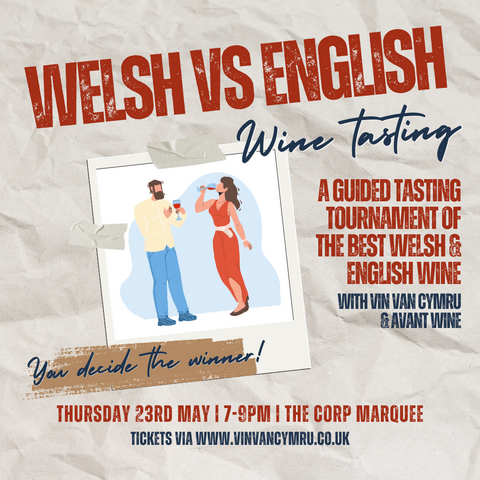 Welsh vs English Wine Tasting - Thursday 23rd May