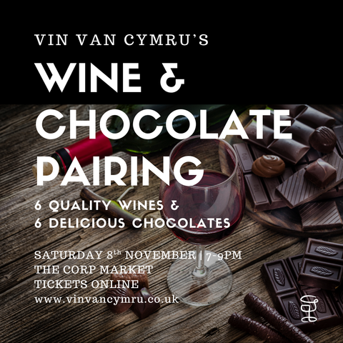 Wine & Chocolate Pairing - Saturday 8th November