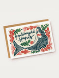 Penblwydd Hapus Mermaid Birthday Card - Welsh/Cymraeg