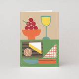 Cheese and Wine Card | Cheese Card | Blank Card