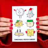 Funny Cheese Christmas Card